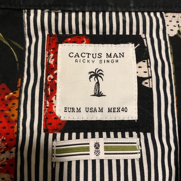 Cactus Man Brand Men Hawaiian shirt Size Medium - Picture 9 of 9
